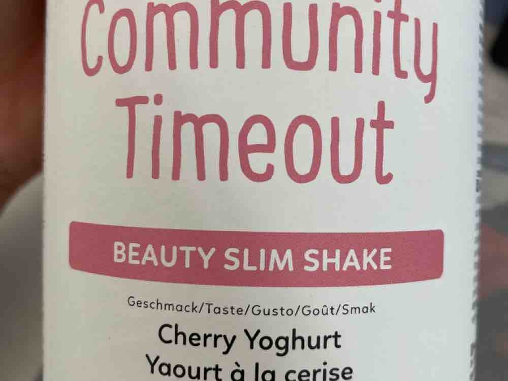 Beauty Slim Shake Community Timeout (Cherry Joghurt), mit 200ml  | Hochgeladen von: chiarawoydack