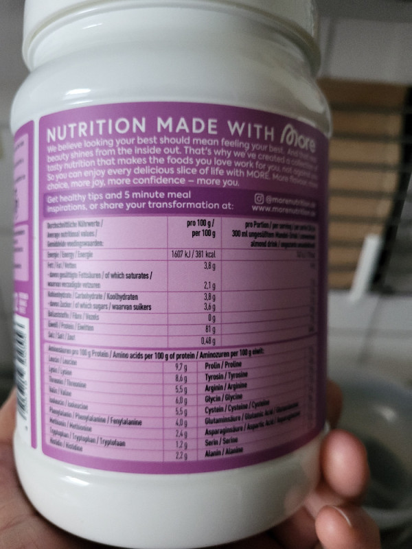 more nutrition total protein neutral von Sektor | Hochgeladen von: Sektor