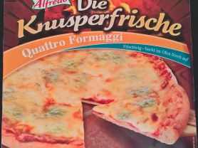 Die Knusperfrische, Pizza, Quattro Formaggi | Hochgeladen von: wertzui