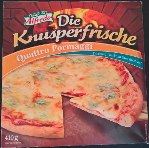 Die Knusperfrische, Pizza, Quattro Formaggi | Hochgeladen von: wertzui