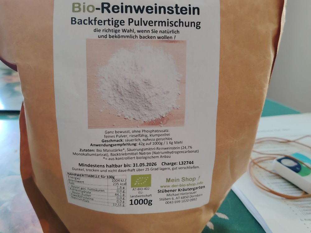 Bio Reinweinstein Backpulver von Ginamaria13 | Hochgeladen von: Ginamaria13 Bio Reinweinstein Backpulver von Ginamaria13 | Hochgeladen von: Ginamaria13