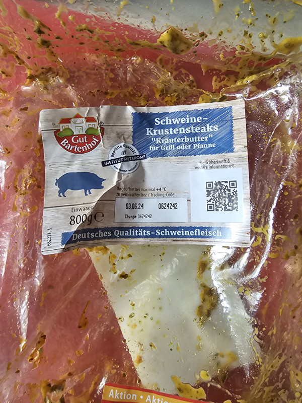 Schweine-Krustensteak, mit Kräuterbutter von Skypie85 | Hochgeladen von: Skypie85