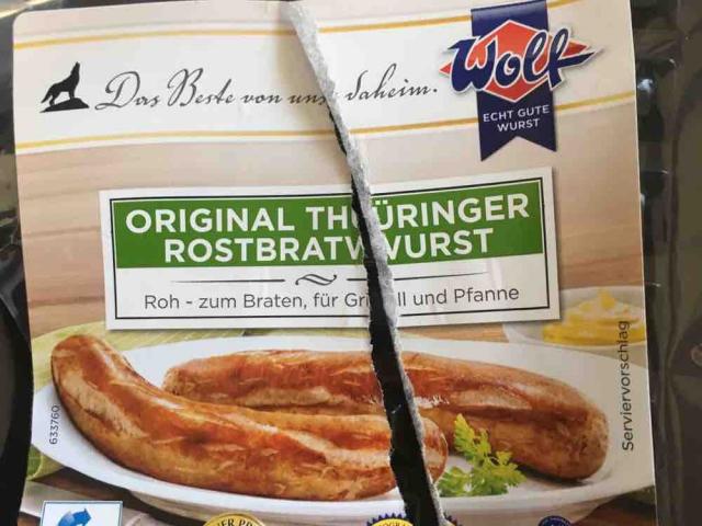 Original Thüringer Rostbratwurst, roh- zum Braten  von cici | Hochgeladen von: cici