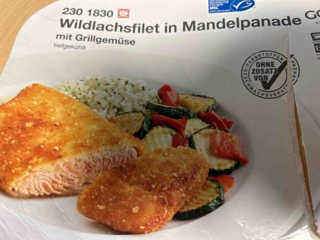 Wildlachsfilet in Mandelpanade mit Grillgemüse von Martin3112 | Hochgeladen von: Martin3112