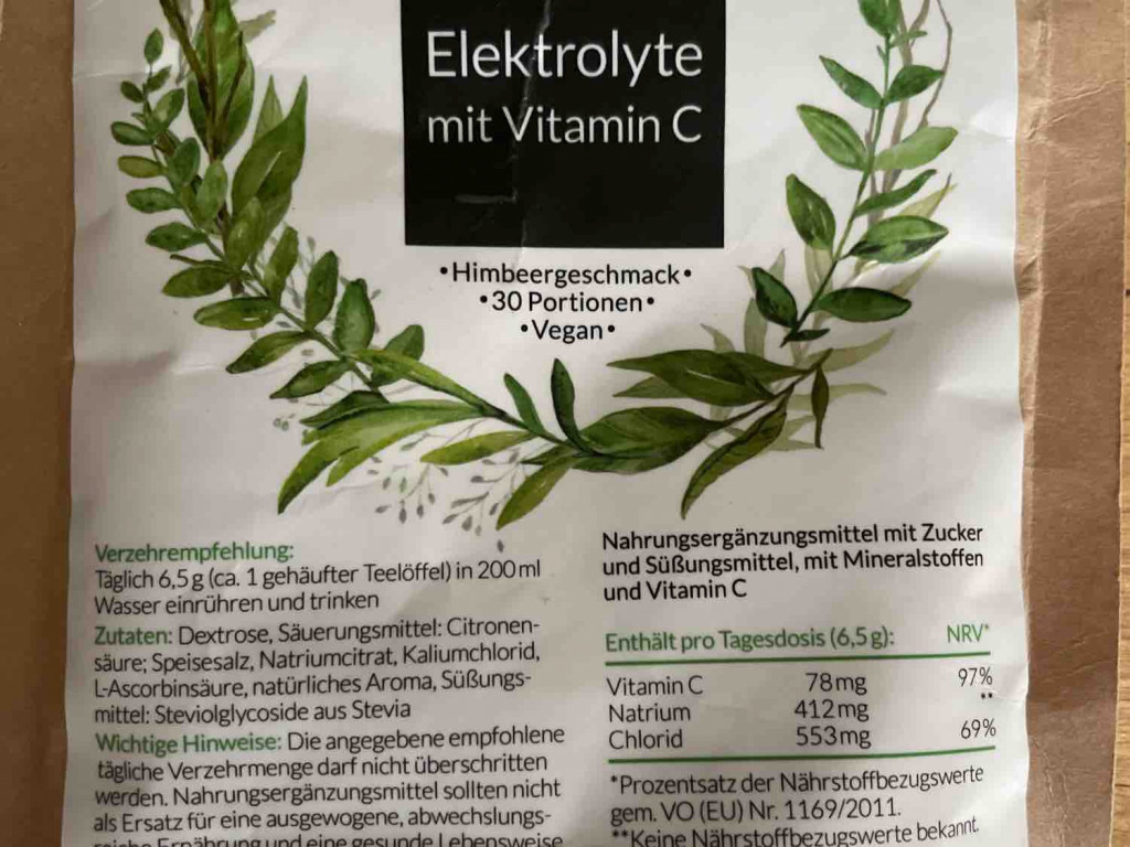Elektrolyte, mit Vitamin C von amatoamg23 | Hochgeladen von: amatoamg23