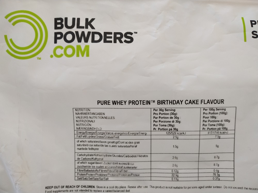 Pure Whey Protein, Birthday Cake von Cadi1710 | Hochgeladen von: Cadi1710
