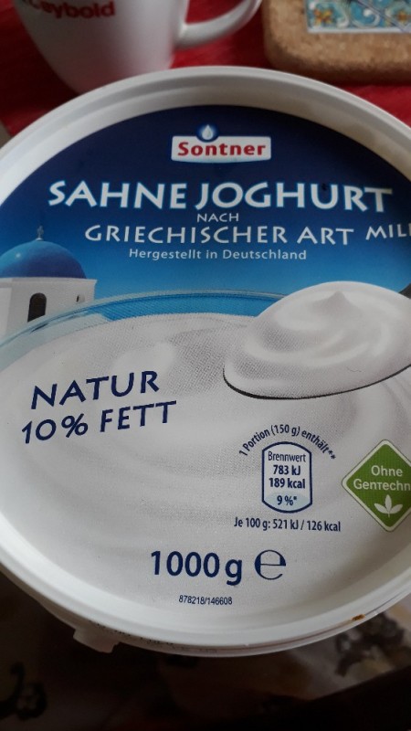Sahnejoghurt mild nach Griechischer Art, Natur von Saref | Hochgeladen von: Saref