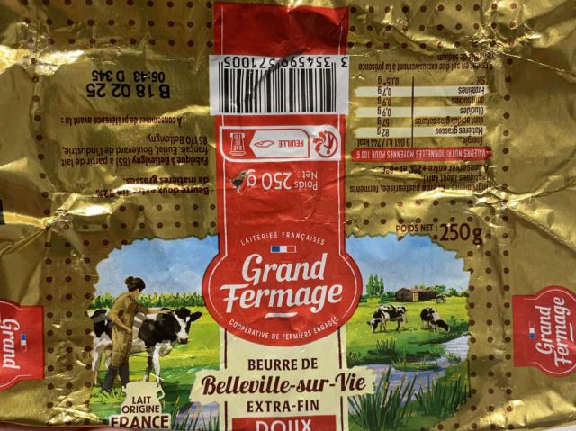 Beurre Grand Fermage by PapaCharlie | Uploaded by: PapaCharlie