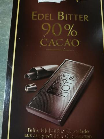 Edelbitter 90 % Cacao | Hochgeladen von: Ralleybiene