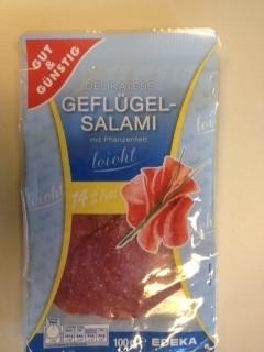 Delikatess Geflügel-Salami mit Pflanzenfett -leicht- | Hochgeladen von: scove2000