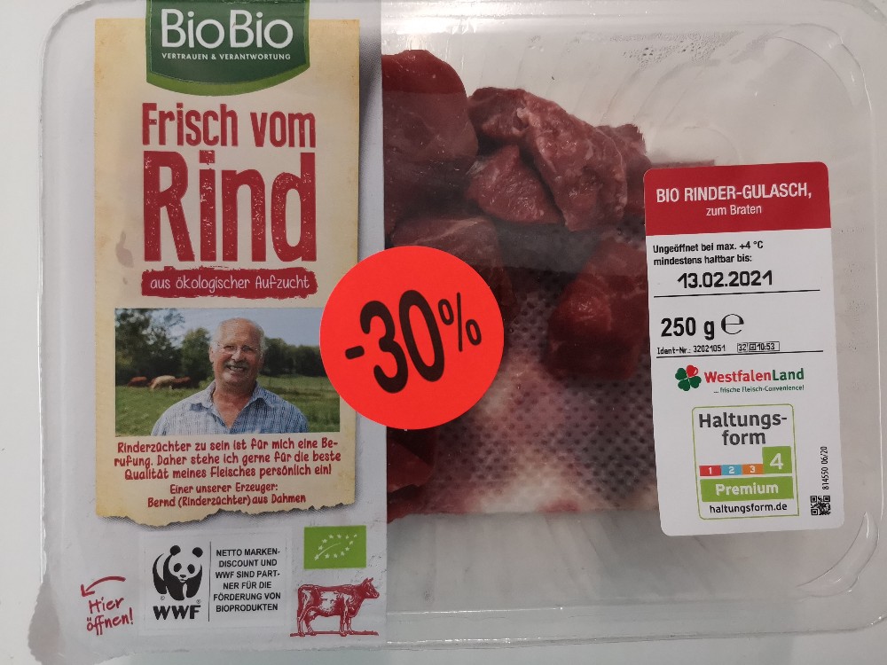 BioBio Rinder-Gulasch, netto von jkll | Hochgeladen von: jkll