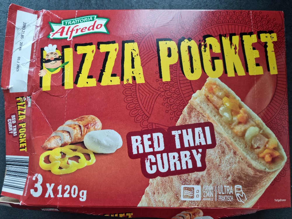 Pizza Pocket, Red Thai Curry von Neobiota | Hochgeladen von: Neobiota