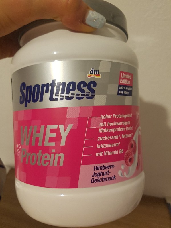 Sportness Whey Protein, Himbeere-Joghurt von Campbell | Hochgeladen von: Campbell