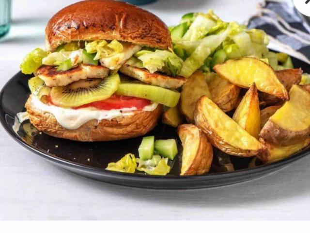 Kiwi-Halloumi-Burger von FloKu | Hochgeladen von: FloKu