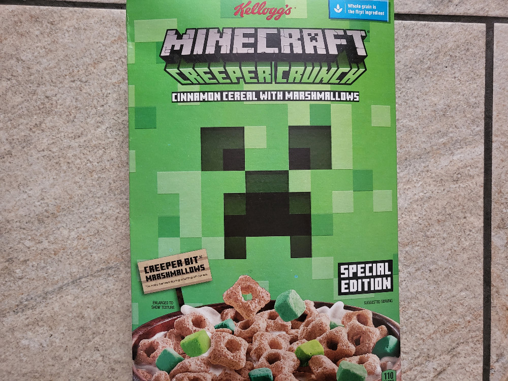 Minecraft Creeper Crunch, Cinnamon Cereal with Marshmallows von  | Hochgeladen von: Macadamia