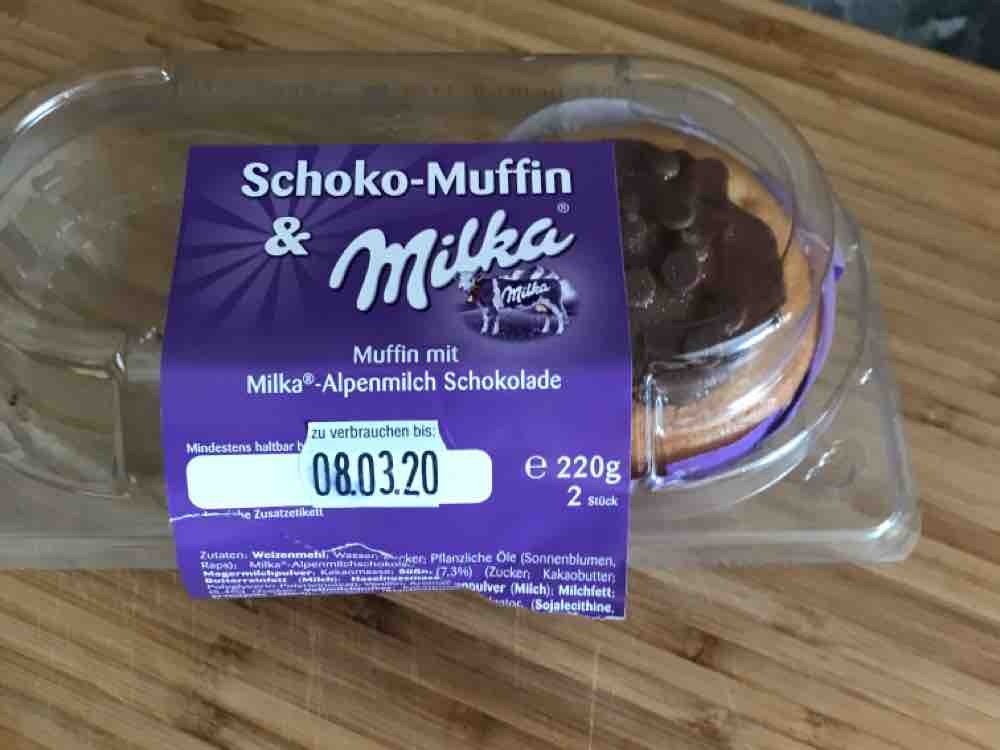 Milka, Schoko-Muffin, Muffin mit Milka-Alpenmilch Schokolade Kalorien ...