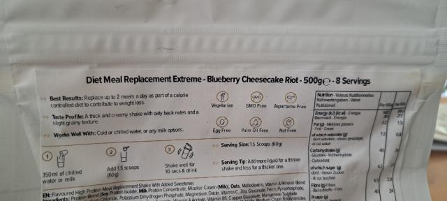 diet meal replacement extrem, blueberry cheescake riot von diete | Hochgeladen von: dieterhassler