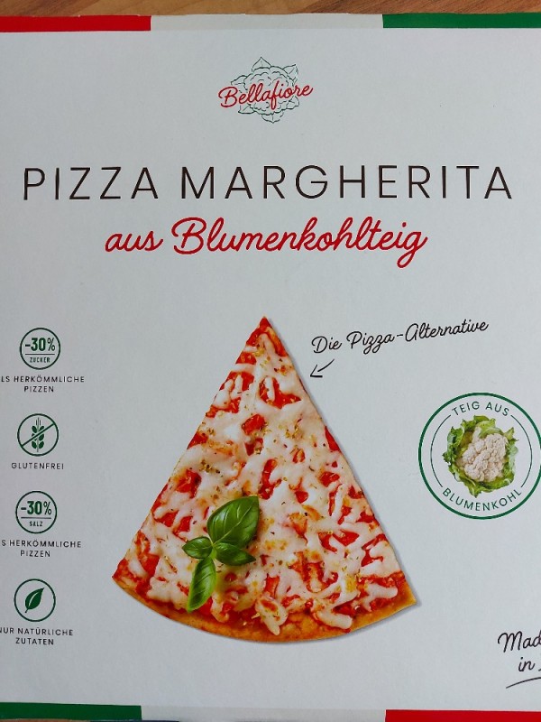 Pizza Margherita, aus Blumenkohlteig von LeoSteffi | Hochgeladen von: LeoSteffi