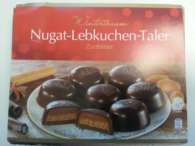 Nugat-Lebkuchen-Taler, Zartbitter | Hochgeladen von: Misio