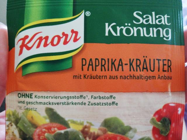 Knorr Salatkrönung, Trockenprodukt (ohne Öl) Paprika-Kräuter von | Hochgeladen von: MalibuStacii