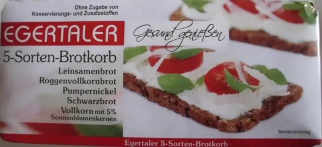 Egertaler 5-Sorten-Brotkorb, Schwarzbrot | Hochgeladen von: dat Inge