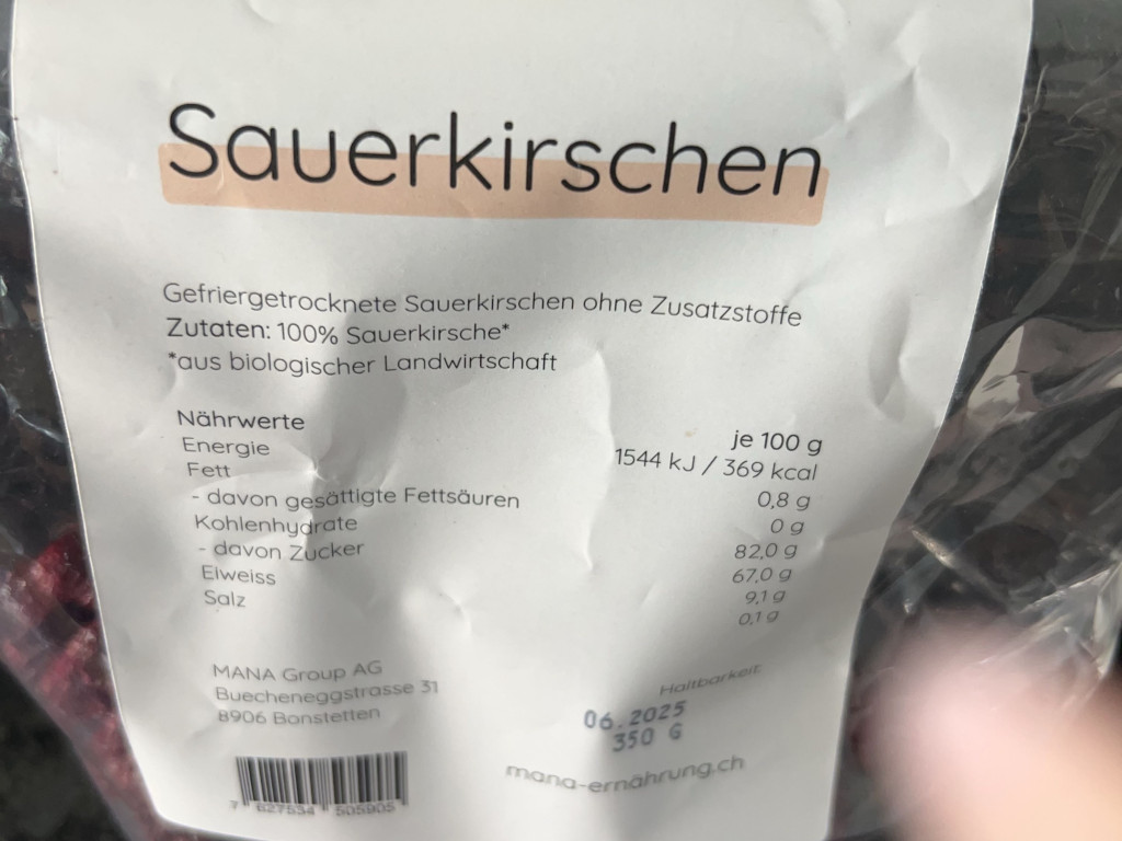 Gefriergetrocknete Sauerkirschen, 0.8g von SarahOppi | Hochgeladen von: SarahOppi Gefriergetrocknete Sauerkirschen, 0.8g von SarahOppi | Hochgeladen von: SarahOppi