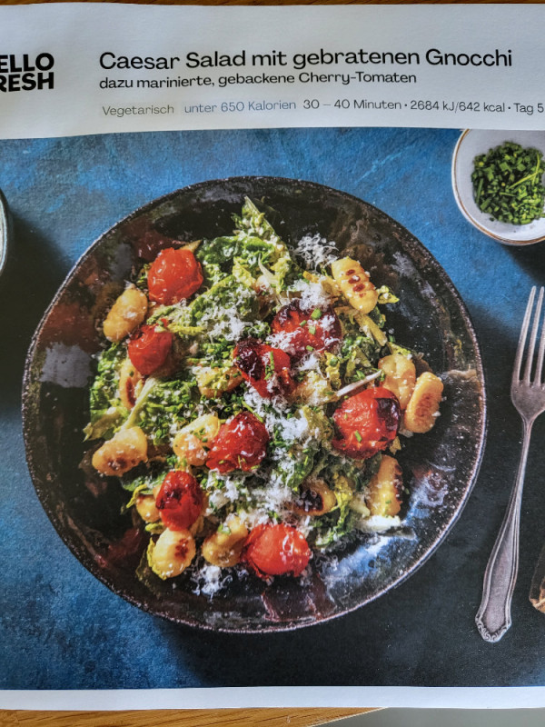Caesar salad mit gebratenen Gnocchi by Tllrfl | Hochgeladen von: Tllrfl