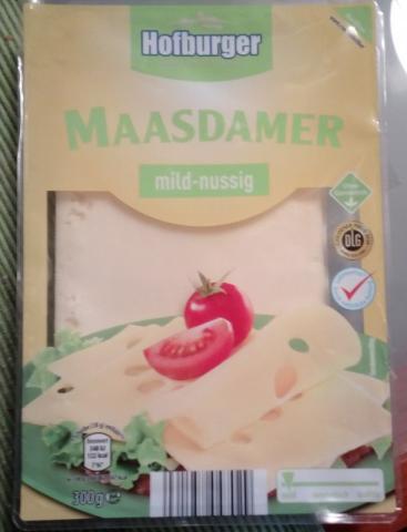 Deutscher Maasdamer Käse-Scheiben 45%, Hofburger | Hochgeladen von: kolibri6611