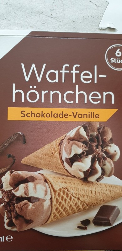 Waffelhörnchen Schokolade-Vanille, mit Bourbon Vanilleextrakt vo | Hochgeladen von: Noulaki