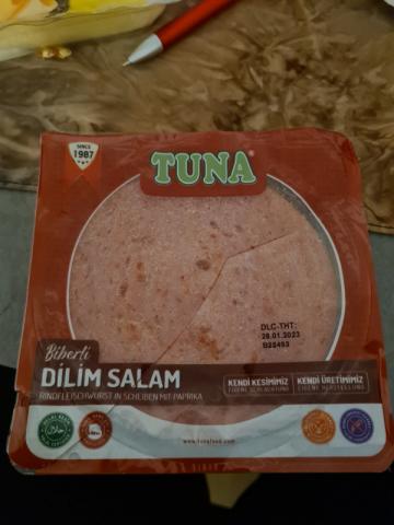 Biberli Dilim Salam, Rinderfleischwurst in Scheiben mit Paprika  | Hochgeladen von: snikk4z