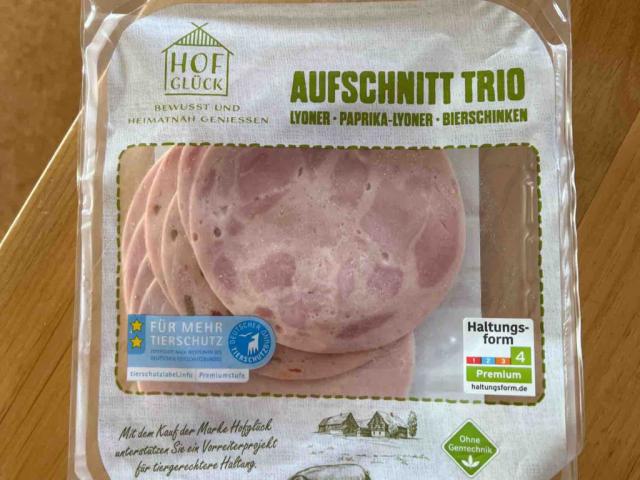 Aufschnitt Trio, Lyoner, Paprika-Lyoner, Bierschinken von michan | Hochgeladen von: michanuk