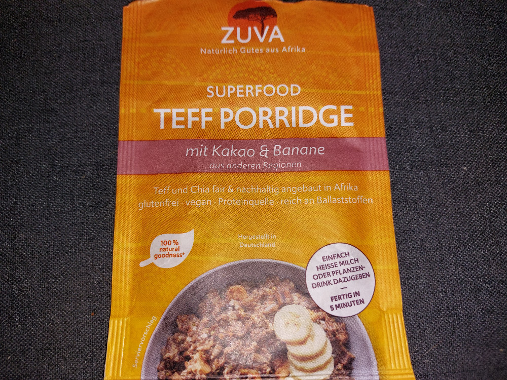 Teff Porridge  Kakao &Banane, Vegan von diemie | Hochgeladen von: diemie