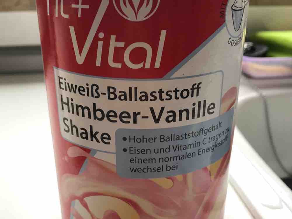 Fit + Vital, Himbeer-Vanille Shake Kalorien - Neue Produkte - Fddb
