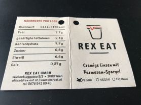 Rex Eat: Cremige Linsen mit Parmesan-Spargel | Hochgeladen von: chriger