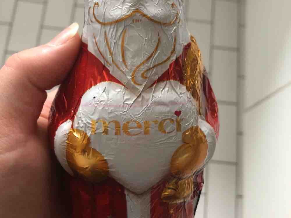 Edelvollmilch-Schokolade, Merci-Schokoladen-Weihnachtsmann von B | Hochgeladen von: Bubbelmaus