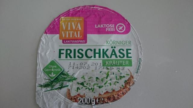 Vita Vital Körniger Frischkäse Kräuter laktosefrei, Kräuter | Hochgeladen von: feTch
