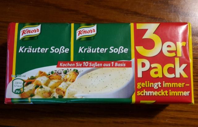 Knorr Kräuter Soße | Hochgeladen von: mmman64