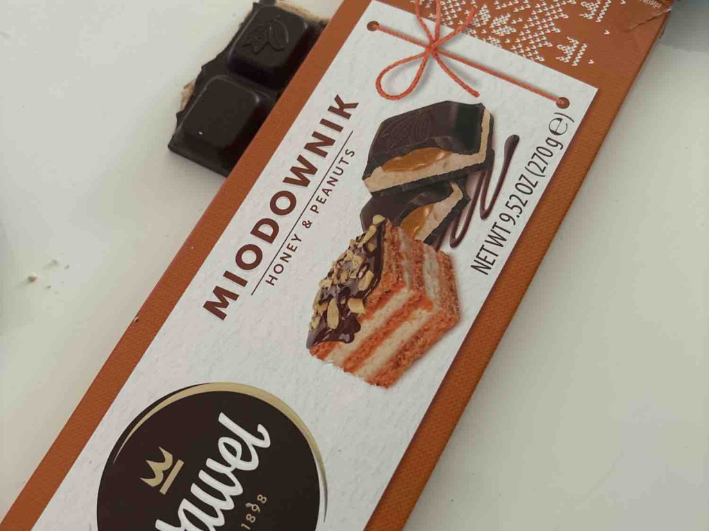 Miodownik Honey&Peanuts Wawel, Schokolade mit Honig Milch Fü | Hochgeladen von: Kaeferle