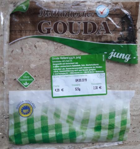 Holländischer Gouda - jung - (am Stück) ALDI, Käse | Hochgeladen von: Jojo1