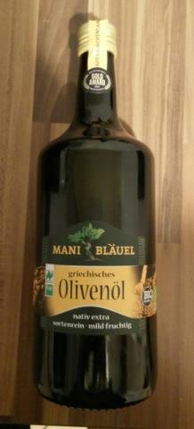 Mani Bläuel Bio Olivenöl nativ extra - griechisch, sortenrei | Hochgeladen von: Götterwind
