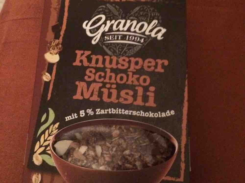 Knusper Schoko Müsli , Mit 5% Zartbitterschokolade von hollus | Hochgeladen von: hollus