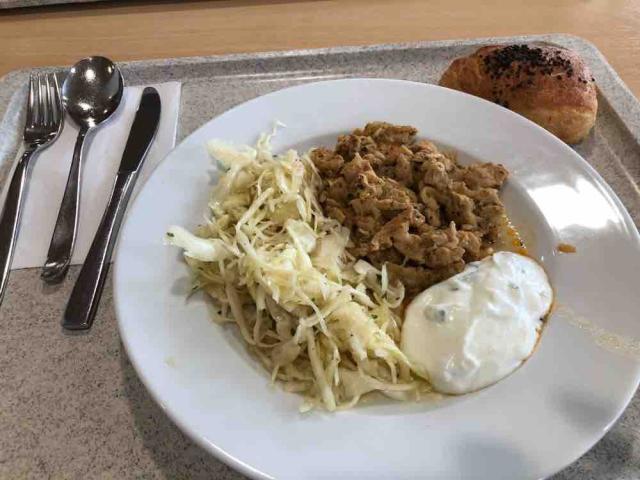 Fladenbrot Griechisch, mit Gyros und Zaziki von Rummel | Hochgeladen von: Rummel