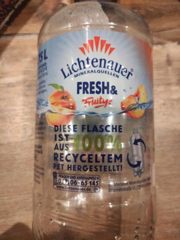 Lichtenauer Fresh&Fruity, Pfirsich Geschmack von mria88@web. | Hochgeladen von: mria88@web.de