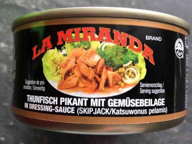 Thunfisch pikant , mit Gemüsebeilage in Dressing-Sauce von schok | Hochgeladen von: schokoqueen