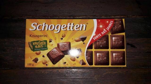 Schogetten Knusperini, Knusper Mais mit feiner Salznote | Hochgeladen von: Siope