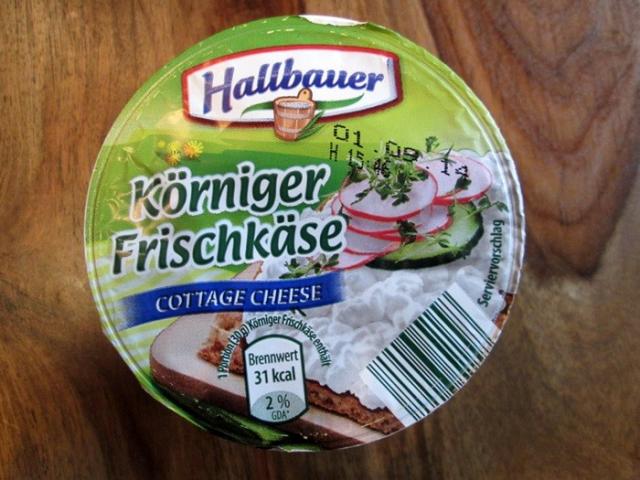 Körniger Frischkäse, Cottage Cheese (Hallbauer) | Hochgeladen von: CaroHayd