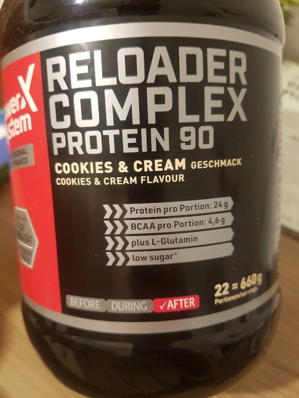 Reloader Complex Protein 90, Cookies & Cream von Campbell | Hochgeladen von: Campbell