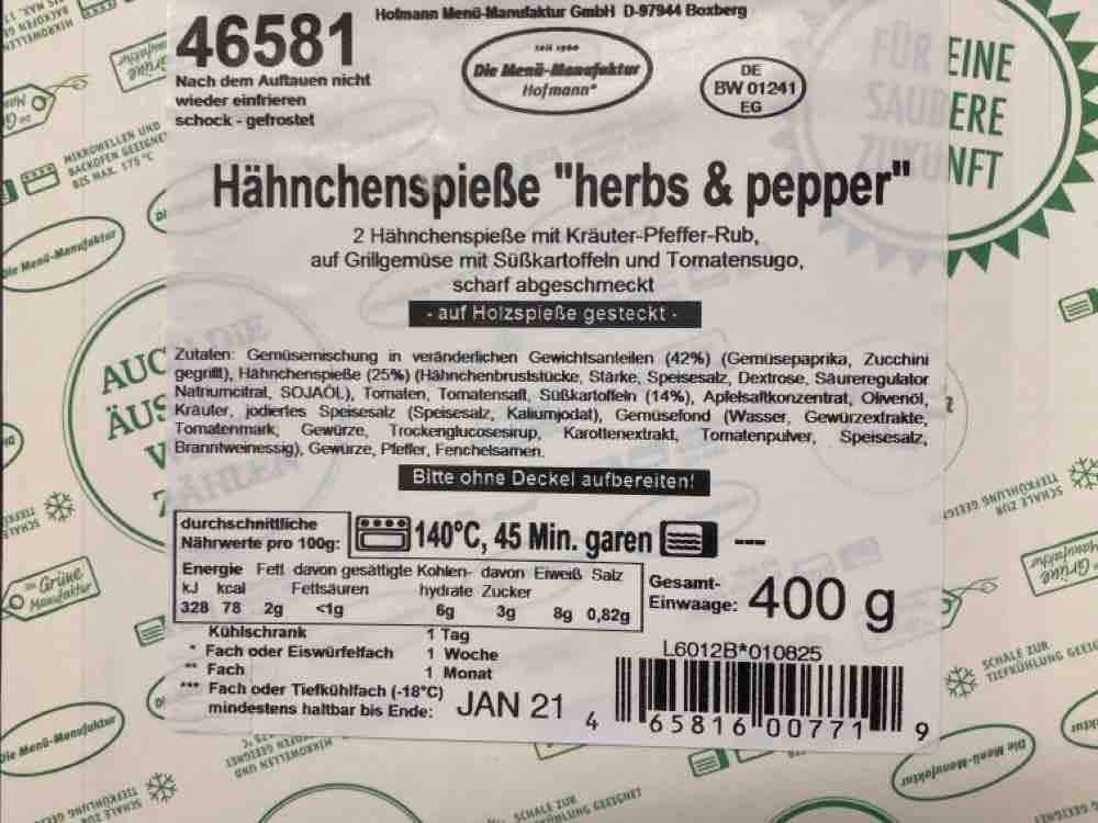 48581 Hähnchenspieße ?herbs & pepper?  von JennyJor | Hochgeladen von: JennyJor