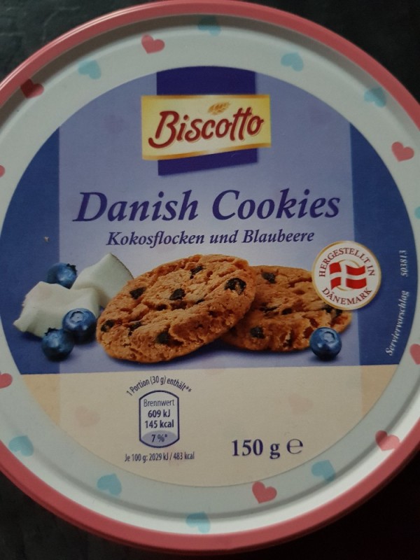 Danish Cookies Kokosflocken und Blaubeere von Kathiwf | Hochgeladen von: Kathiwf