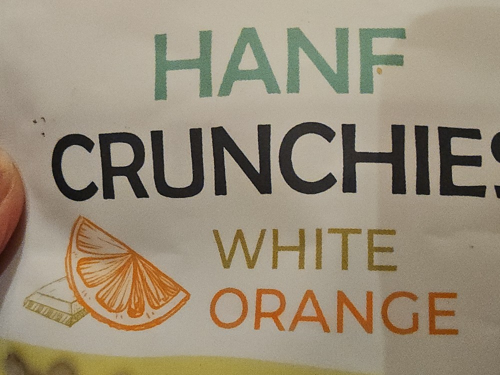 Hanf Crunchies Hempions, white Orange von evchen68 | Hochgeladen von: evchen68